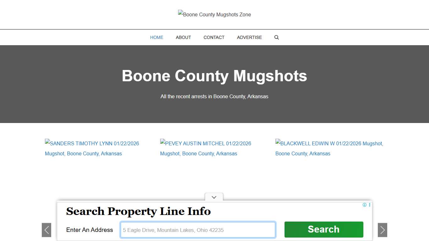 Boone County Mugshots Zone